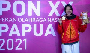 Dinda Putri Lestari Berhasil Raih Medali Emas PON XX Papua